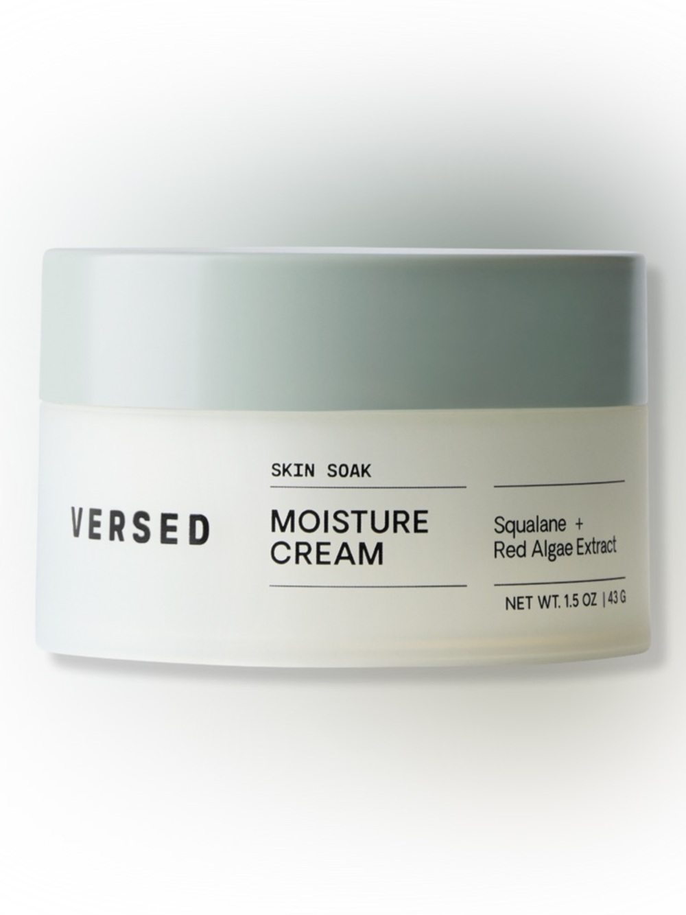 VERSED Skin Soak Moisture Cream 1.5 oz Squalane + Red Algae Hydrating Face Cream - Picture 2 of 5